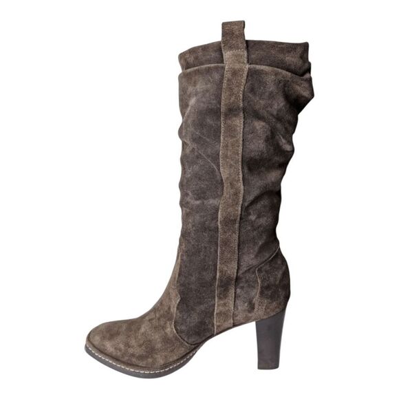 VIA SPIGA Russo Brown Suede Slouch Boot Size 9.5 - Picture 7 of 10